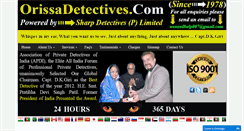 Desktop Screenshot of orissadetectives.com